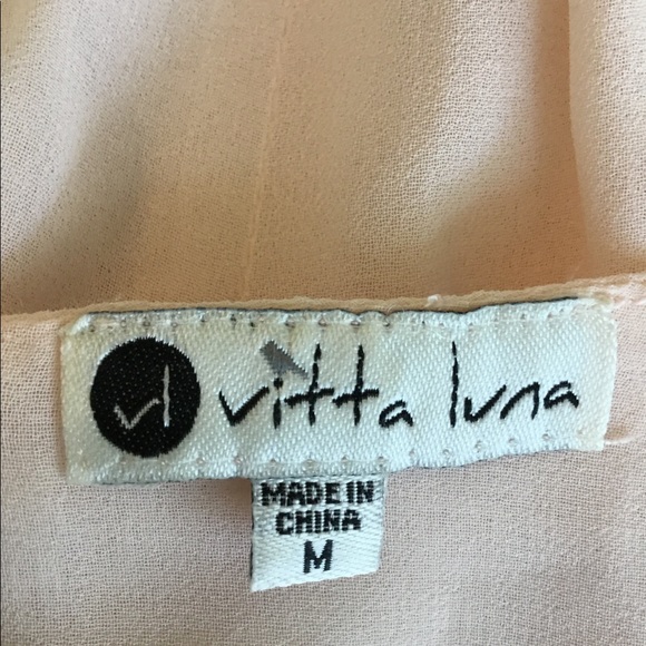 VITTA LUNA PALE PINK SLEEVELESS COWL NECK DRESS - Picture 8 of 10